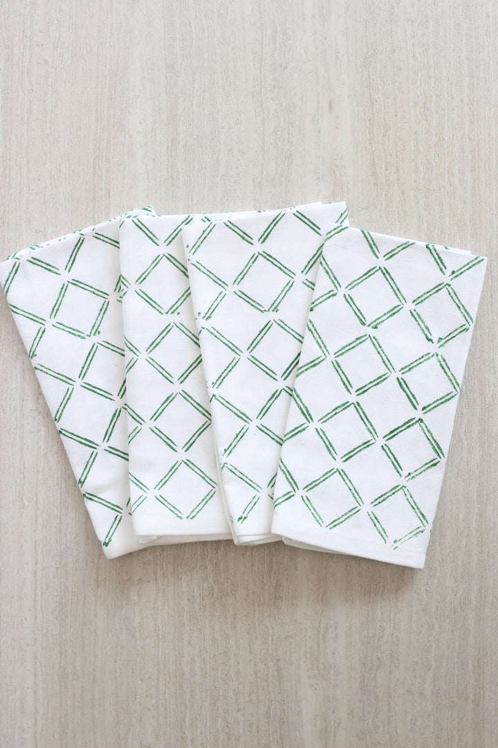 Dinner Napkins (set of 4) - Dash, Evergreen