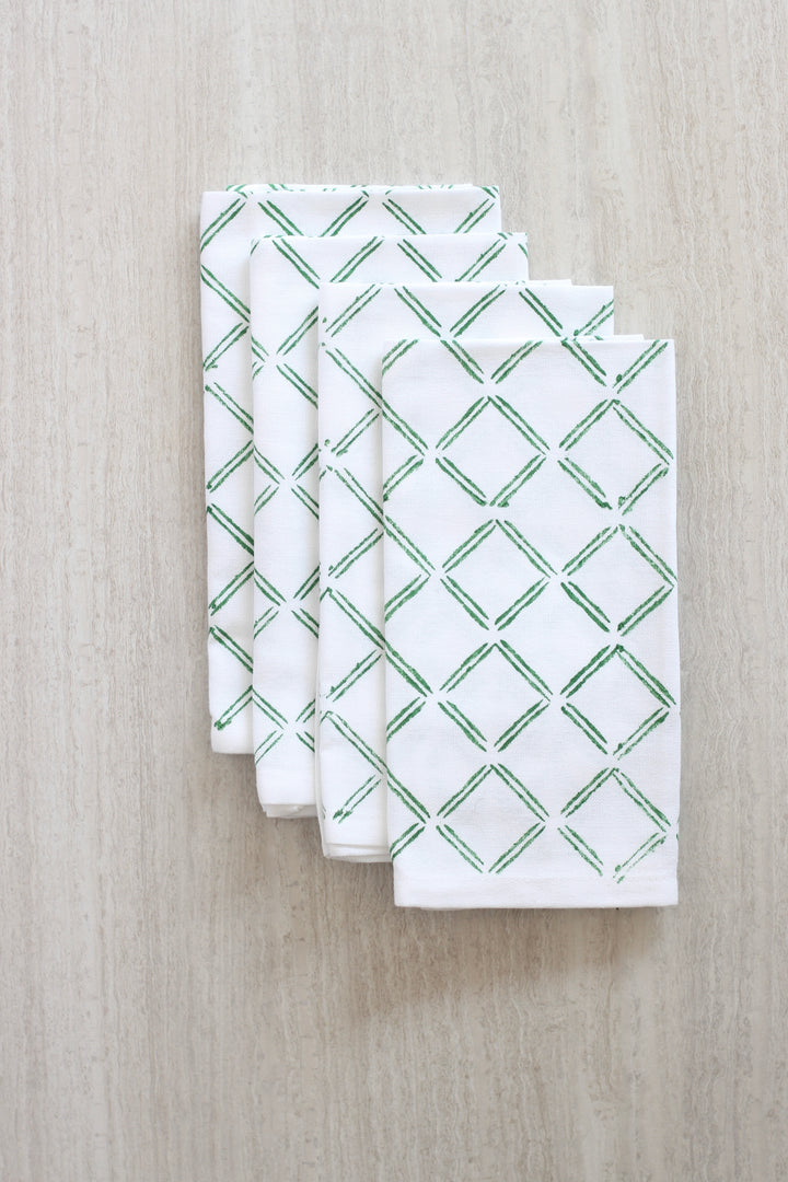 Dinner Napkins (set of 4) - Dash, Evergreen