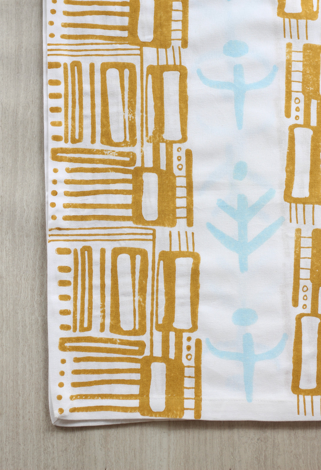 Table Runner - Riley, Mustard & Sky Blue