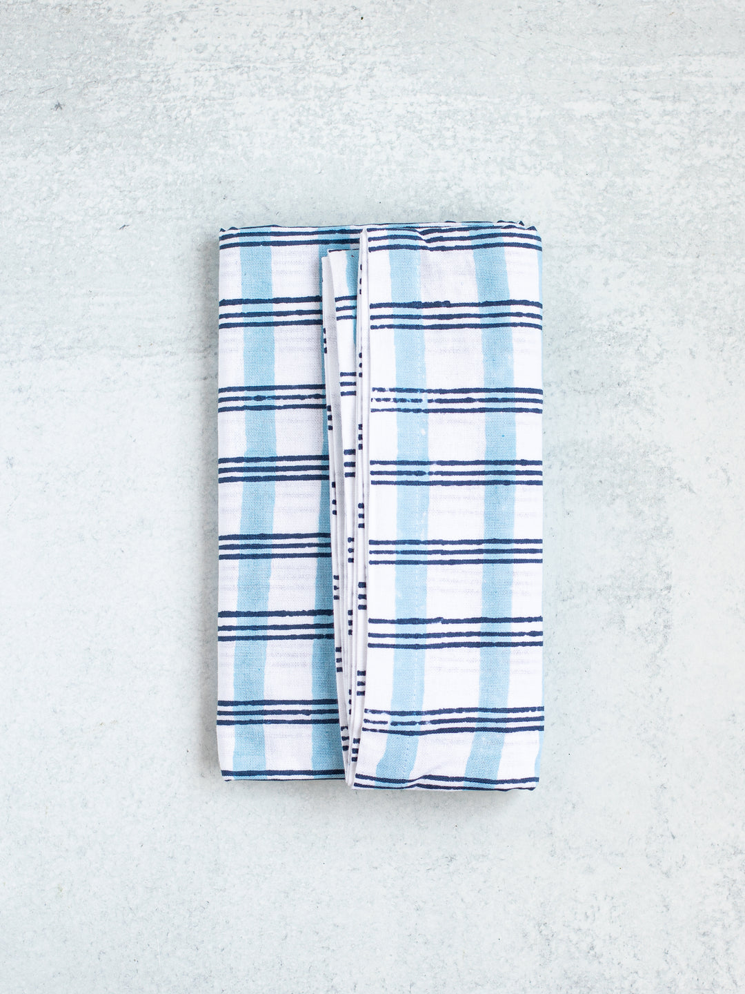 Table Runner - Plaid, Navy & Uniform Blue