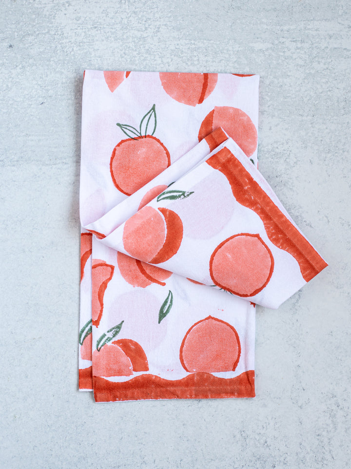 Tea Towel - Peach