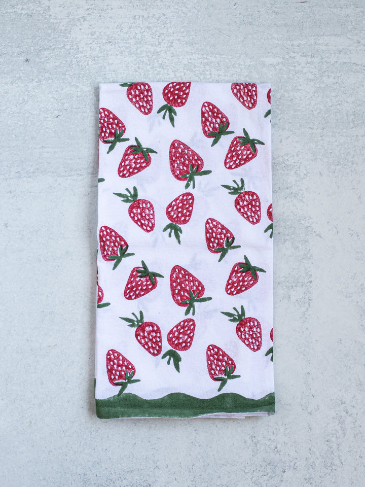 Tea Towel - Strawberry