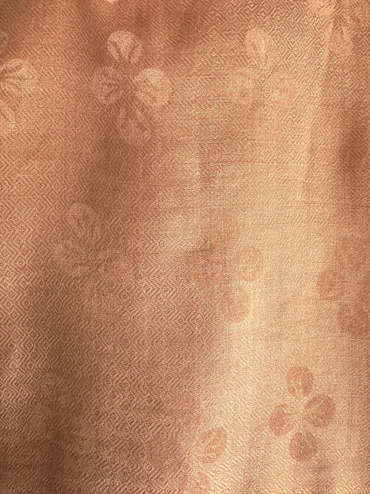 Scarf - Caramel with White Dogwood