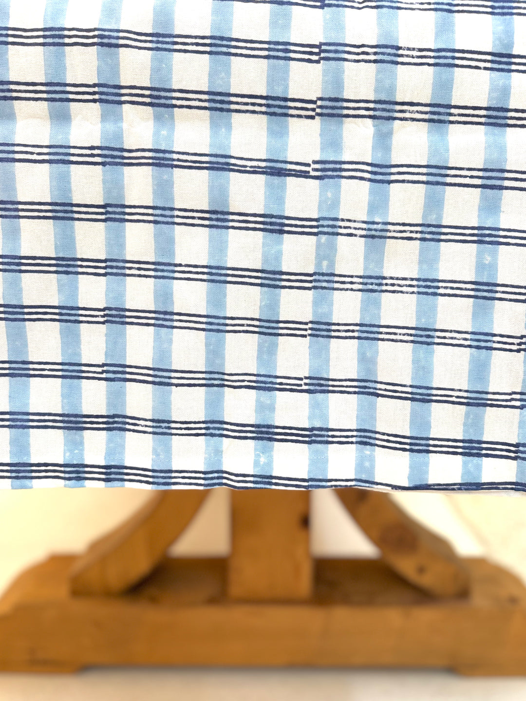 Table Runner - Plaid, Navy & Uniform Blue