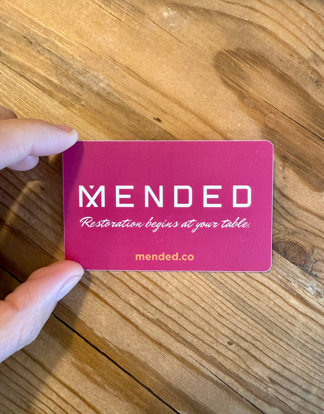 MENDED Gift Card - Physical