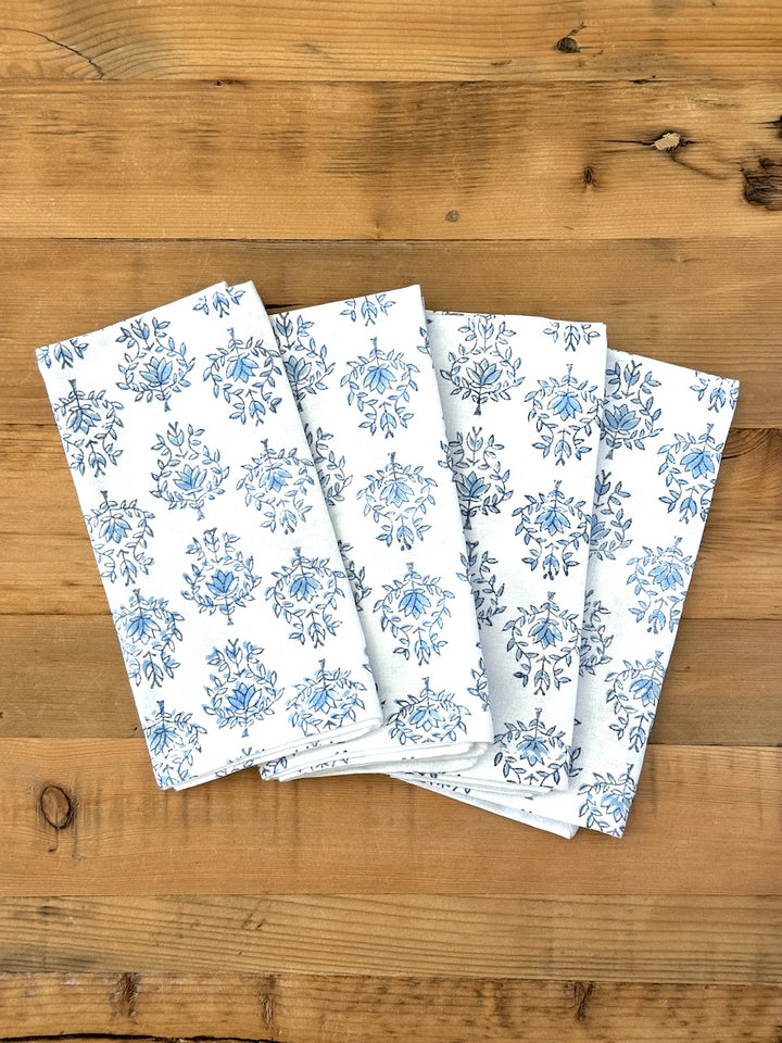 Dinner Napkins (set of 4) - Lotus, Uniform Blue and Navy