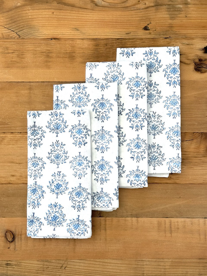 Dinner Napkins (set of 4) - Lotus, Uniform Blue and Navy