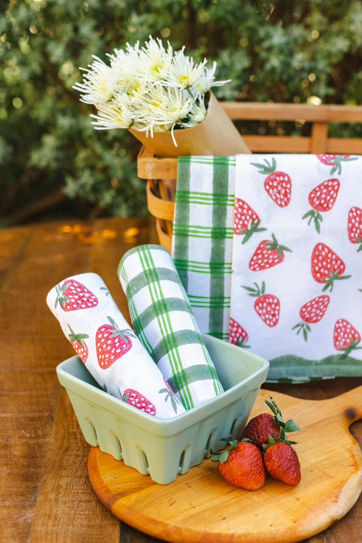 Tea Towel - Strawberry