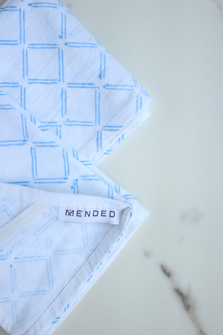 Tea Towel - Dash, Uniform Blue